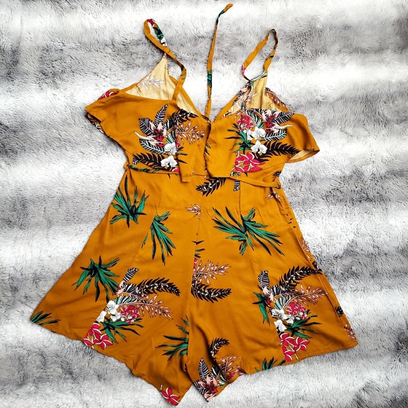 Floral summer jumpsuit , rompers, one-piece - Picture 5 of 5